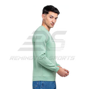 Sweat-shirt de style de rue en coton à col rond pour hommes, sweat-shirts à la mode en tissu respirant pour hommes, au prix de gros - Product Image 3