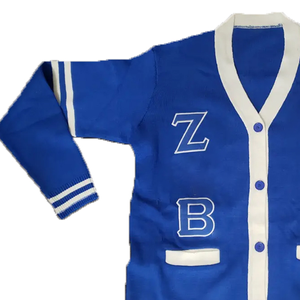 Veste universitaire courte laine rose manches en cuir vêtements de sororité fabricant de vestes de bombardier en vrac - Product Image 6