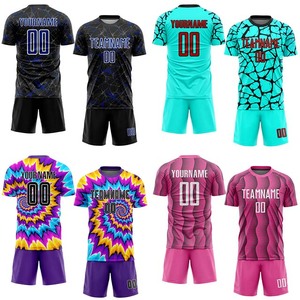 Maillot de football, uniforme de football, 100% polyester, tissu respirant 3D, évacuation de l'humidité, club d'équipe OEM, séchage rapide, nom d'équipe personnalisé - Product Image 3