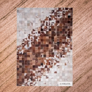 Tapis Patchwork Personnalisés Poils Sur Cuir de Vachette Tapis en Cuir Véritable Design Moderne Tapis en Cuir Faits à la Main Entièrement Personnalisés - Product Image 4