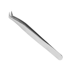 Pince à épiler à sourcils inclinée professionnelle en acier inoxydable Instrument de beauté personnalisé avec pointes pointues pour cils - Product Image 6