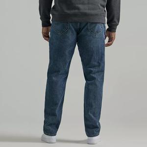 Nouveauté : Pantalon en jean pour homme grande taille, coupe droite, avec stretch confortable pour un usage quotidien décontracté - Product Image 2