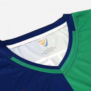 Maillot de football pour homme imprimé de haute qualité DELWARE INDUSTRIES, nom d'équipe personnalisé, col en V, manches courtes, 100 % polyester, léger - Product Image 2
