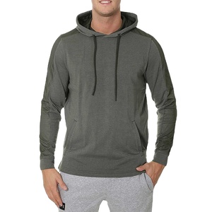 Nouveau chaud de haute qualité Logo personnalisé pull uni coton vierge unisexe personnalisé hommes sweats à capuche surdimensionnés 2026 - Product Image 1