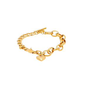 Proveedor al por mayor pulsera de cadena de latón cadena de eslabones pulsera ajustable hecho a mano fabricante al por mayor - Product Image 6