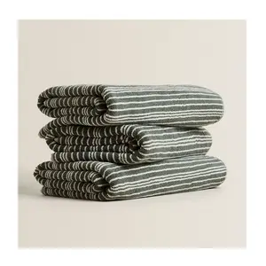 Top Ranked And Trendy Custom Size Striped Towels Available At Lowest Market Price Made On Customers Demand