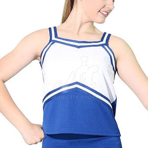 Haut de cheerleading léger en tissu extensible, coupe confortable pour l'entraînement et la performance. - Product Image 4