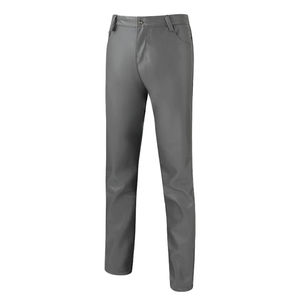 <b>Men's</b> Premium Casual Motorcycle Style Leather Jogger Pants <b>Winter</b> Trendy Canvas <b>Trousers</b> Elastic Waist Closure Lightweight - Product Image 5