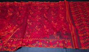 Exclusivo Deshi RED Dhakai Jamdani Sharee exportable para mujer JAMDANI FABRIC Blue GREEN Golden Sky Blue de Bangladesh - Product Image 6