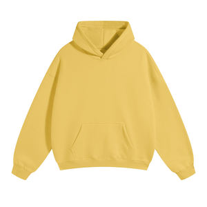 100% algodón Sudadera con capucha para hombre personalizado francés Terry de gran tamaño Puff impresión bordado estilo Casual carta patrón con capucha DDP envío - Product Image 5