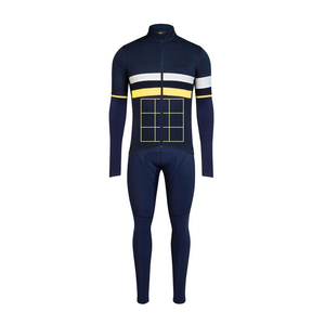Ensemble de shorts et maillots de cyclisme personnalisés - Uniformes de cyclisme en gros 100% polyester respirant à séchage rapide, couleurs et logos personnalisés - Product Image 6