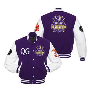 เสื้อแจ็คเก็ตกีฬาของผู้ชายเสื้อโค้ทเสื้อแจ็คเก็ตอบอุ่นและมหาวิทยาลัยเสื้อแจ็คเก็ตกีฬาแบบปรับแต่งได้ใหม่จากโรงงาน2025 - Product Image 5