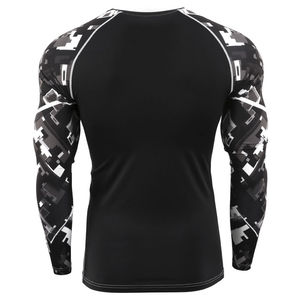 Offre Spéciale taille personnalisée et couleur entraînement Rash Guard vente en gros à manches longues hommes Rash Guard avec toutes les tailles disponibles - Product Image 3