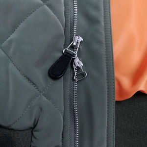 Chaqueta Bomber de Invierno para Mujer, con Logotipo Personalizado, Cortavientos, Ligera, Transpirable, de Tela Tejida, para Uso en Exteriores - Product Image 3