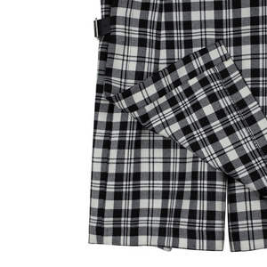Kilt Escocés Erskine para Hombre, en Blanco y Negro, de Lana, Duradero, Ligero, de Alta Calidad, con Diseño de Cuadros Monocromáticos Personalizado 2026 - Product Image 6