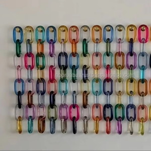 <b>Resin</b> Link Chain Home Decoration Hanging Wall Bedroom Decor Handmade Stylish Interior Wall Art NOORBABA - Product Image 1