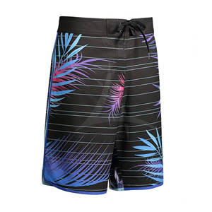 High Quality <b>Men</b> Sublimation <b>Shorts</b> <b>Elastic</b> <b>Waist</b> Solid Casual Wear Quick Dry Polyester/Cotton Hot Sale - Product Image 4