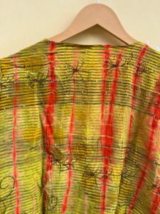 Indian Handmade Crocheted Satin Tank Top for Women V-Neck Vase Design with <b>Ribbon</b> Decor Short Summer Beach Wear Crop Top - Product Image 5