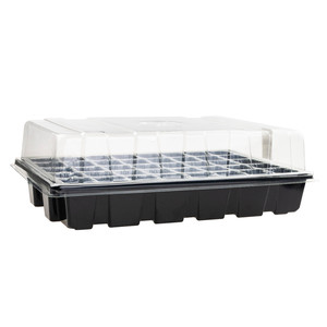 Mini serre TG71789 avec 40 compartiments pour semis, design rectangulaire en plastique réutilisable avec ventilation - Product Image 4
