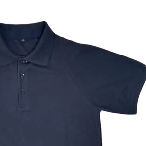 Camiseta de Manga Corta con Cuello Alto y Logotipo Frontal, 100% Algodón, para Hombre, Estampado por Transferencia Térmica, Informal, Transpirable, 180 Gramos - Product Image 4