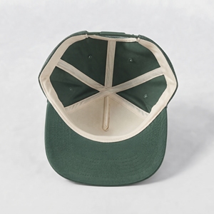 Gorra Trucker Estructurada de 7 Paneles con Visera Plana, Tejido de Malla Transpirable, Ajustable, Unisex, Casual, Primavera Verano, Verde Blanco, Adulto - Product Image 5
