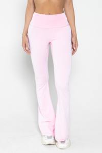 High Quality <b>Women</b> Flare Yoga Leggings Wholesale Gym Bootcut Pants High Waist <b>Stretch</b> Fitness Custom <b>Trousers</b> Activewear OEM ODM - Product Image 3