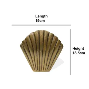 Florero de oro decorativo de mesa vintage antiguo para decoración del hogar (oro antiguo) - Product Image 1