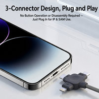Câble de réparation 3 en 1 W237, câble de données spécial pour le flash DFU d'Apple et le mode de téléchargement Samsung