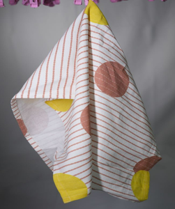 100% serviette de cuisine en coton biologique séchage rapide doux confortable facile à nettoyer logo imprimé floral écologique réutilisable tricoté - Product Image 4