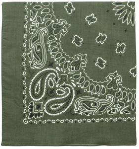 Custom Print Multifunctional Bandana Scarf Large Cotton Paisley <b>Bandanas</b> - Product Image 2