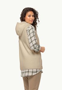 2025 personnalisé femmes pleine fermeture éclair sans manches à capuche laine résistant au vent extérieur broderie imprimé polaire rue filles vêtements - Product Image 6