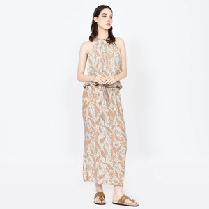 Phụ Nữ Của Giản Dị Mùa Hè Ăn Mặc 100% Rayon Thoáng Khí Tùy Chỉnh <span class=keywords><strong>In</strong></span> Mẫu Thời Trang Thời Trang Phố <span class=keywords><strong>Bali</strong></span> Khu Nghỉ Mát Kích Thước Miễn Phí Nhà Sản Xuất Bán Buôn - Product Image 4