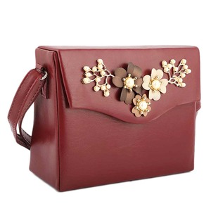 กระเป๋าสะพายไหล่ผู้หญิง (KAM-324) - สีน้ำตาลแดง - Product Image 1
