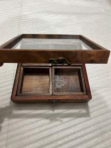 Caja de Almacenamiento de Especias de Madera Antigua, Diseño de Lujo Personalizable, Artesanía Ahad, Marrón 20x20cm, Embalaje Personalizado con Logotipo, Utensilios de Cocina - Product Image 3