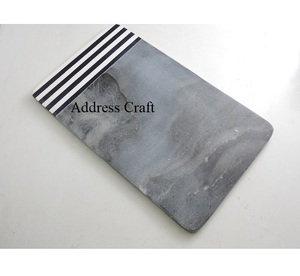 Tabla de cortar de mármol ecológica con cuchillo de acero inoxidable y mango de resina Tabla de cortar personalizada Utensilios de cocina - Product Image 3