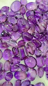 พลอยอเมทิสตัดอัญมณีหลวมสำหรับทำเครื่องประดับคุณภาพที่ดีที่สุดของอัญมณี3000ซม. พลอยหลวมทั้งหมด10ช่องถึง60ซม. - Product Image 3