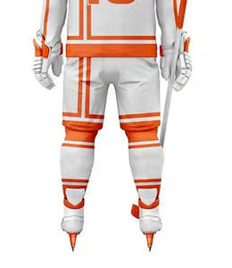 Ensemble uniforme de hockey sur glace pour homme adulte, 100 % polyester, tissu 280 g, séchage rapide, respirant, emplacements pour logo personnalisé (gauche) - Product Image 6