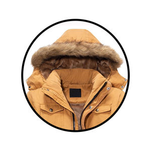 Nouveau manteau parka d'hiver pour homme, épais et chaud, à capuche, en polaire, vestes pour homme, épaisses et chaudes - Product Image 3