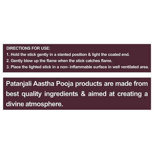 Patanjali Aastha Agarbatti Prarthana - 150 Gm - Product Image 4