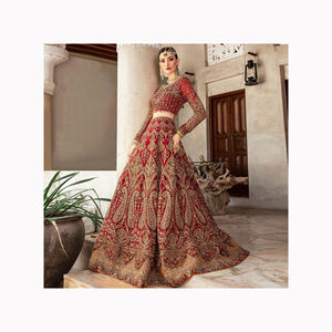 Nouvelle Collection Femmes Brodé Lehenga Choli Main Travail Fête De Mariage Porter Longue Pakistanaise Shalwar Kameez Chemise Indienne - Product Image 4