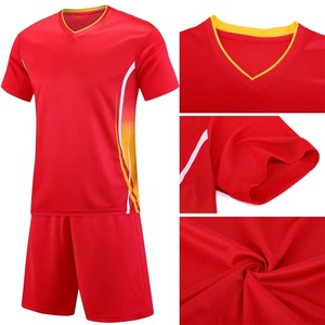 Camiseta de Fútbol de Manga Corta para Hombre, Transpirable, Chaleco Deportivo para Adultos, Camiseta de Fútbol de Verano, 100% Poliéster de Secado Rápido - Product Image 4