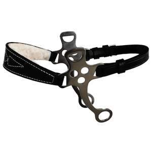 Bocado de Hackamore para Caballos con Boca Lisa y Nariz de Piel para Entrenamiento y Equitación, Herramientas Duraderas para Equipo Ecuestre - Product Image 3