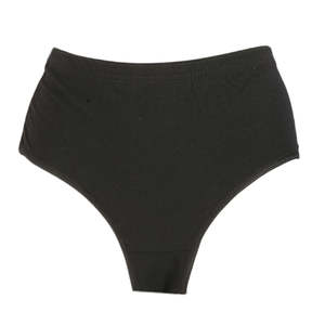 Culotte unie pour femme - Noir - Product Image 1