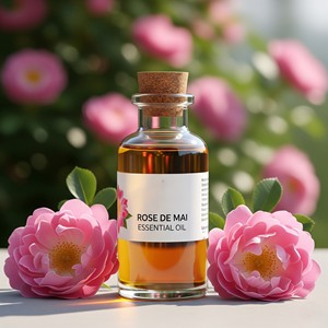 Bán buôn Rose de Mai tinh dầu hơi nước cất tinh khiết ROSA Centifolia cho mỹ phẩm massage hương thơm Nhà sản xuất xuất khẩu - Product Image 2