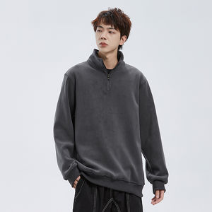 Design Your Own Custom Color <b>Men</b> Low Price Best Quality Quick Dry Street Style <b>Men</b> <b>half</b> <b>zip</b> <b>Sweatshirts</b> <b>Half</b> Zipper <b>Sweatshirt</b> - Product Image 1