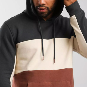 Sweat à capuche doublé en coton 100% avec logo personnalisé pour hommes, service ODM, sweat à capuche chaud d'hiver lourd 360 GSM - Product Image 3