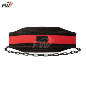 Cinturón de Gimnasio Personalizado y Resistente con Soporte Lumbar Acolchado y Cadena de Acero para Dominadas con Peso, Flexiones y Sentadillas - Product Image 6
