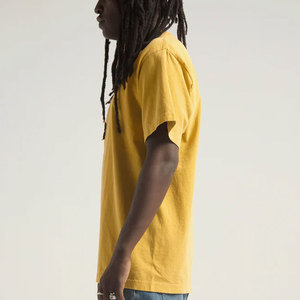 Camiseta de Cuello Redondo de Manga Corta de Algodón Grueso para Hombre - Product Image 3