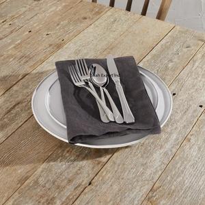 Popular juego de cubiertos de acero inoxidable Chapado en plata con asas reales para mesa de comedor, vajilla, juegos de cubiertos para comer - Product Image 5