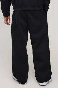 Vente en gros Design personnalisé Logo couleur noire surdimensionné Boxy collé 100% coton à capuche 2 pièces ensemble jogging Gymwear survêtement pour hommes - Product Image 4